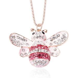 Bee Pendant Necklace 29 Inch